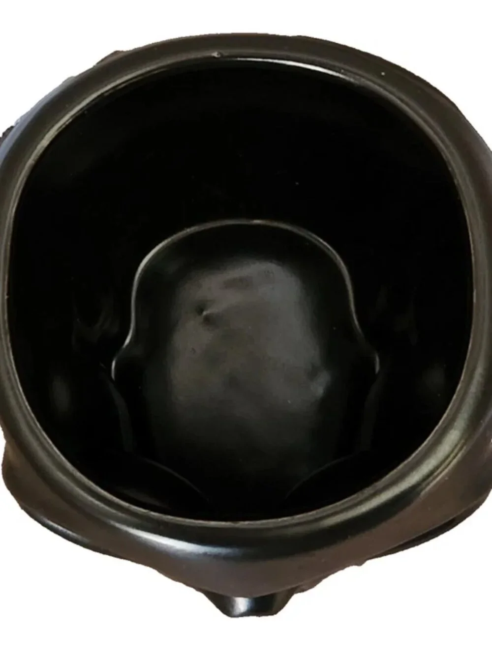 Black Skull Coffee Tea Mug Cup Matte Finish * Spooky Halloween * Gothic Skeleton - Picture 4 of 9